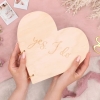 Herz-Gästebuch Holz 'Yes I do'