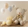 Ballon en aluminium 'Ourson assis' (75 x 84 cm)