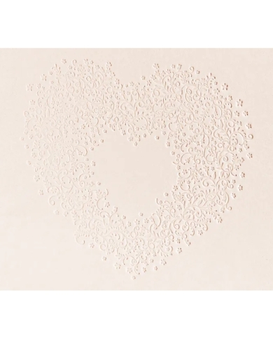 Livre d'or 'Coeur' rose pastel - The-Weddingshop