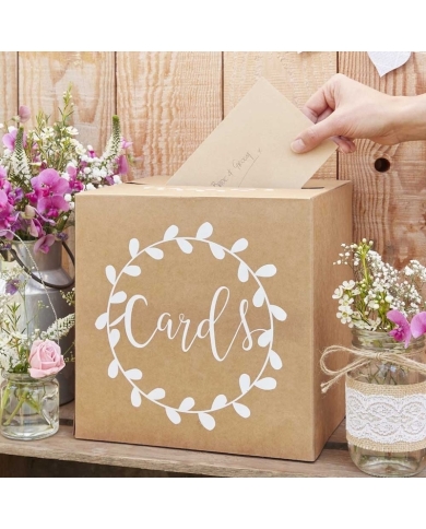 Boîte à lettres 'Cards' - carton kraft