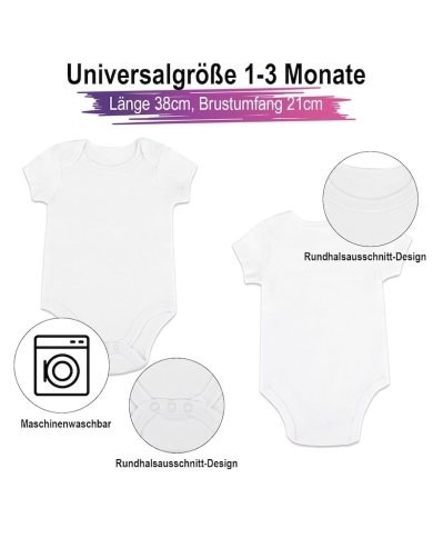 Babybodys Set zum Bemalen