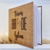 Gästebuch 'Team Bride' Jute personalisiert