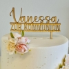 Cake Topper 'Zur Kommunion' personnalisé - bois - The-Weddingshop