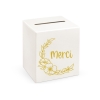 Briefbox 'Merci' - Ivory