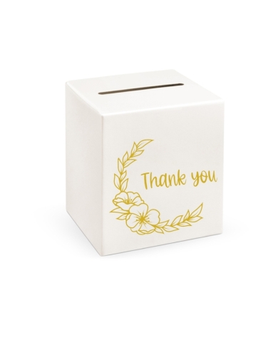Briefbox 'Thank you' - Ivory