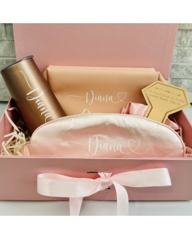 Boîte cadeau - Mariée/Demoiselle d'honneur - blanc