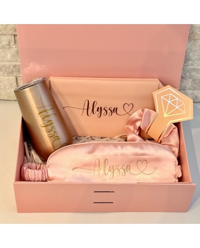 Geschenkbox - Braut/Trauzeugin - Gold