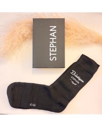 Geschenkbox mit Socken personalisierbar