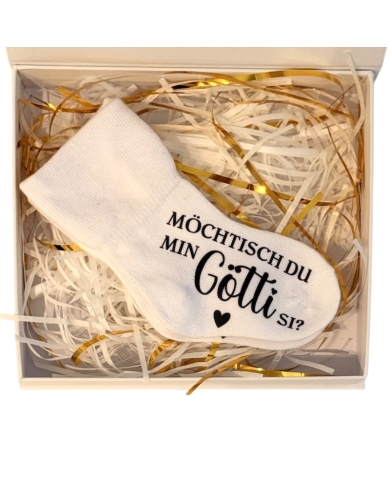 Babysocken 'Gotti fragen'