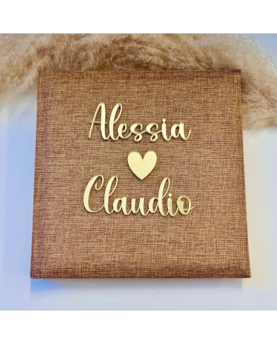 Gäsgebuch 'Acrylglas' personalisiert