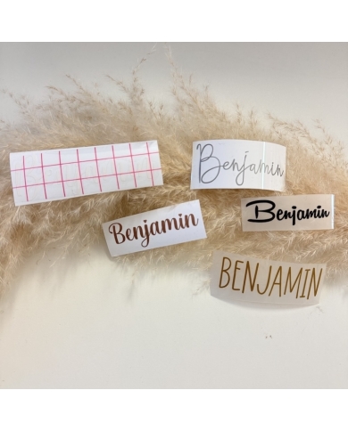 Autocollants nominatifs personnalisés