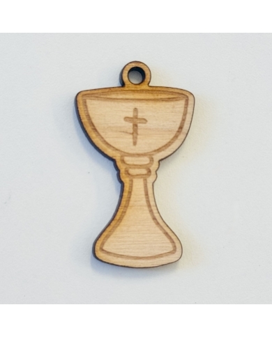 Pendentifs en bois 'Calice' (10 pièces)
