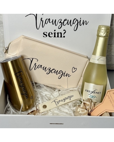 Geschenkbox - Trauzeugin fragen