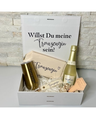 Geschenkbox - Trauzeugin fragen