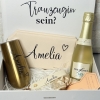 Geschenkbox personalisiert 'Trauzeugin fragen'