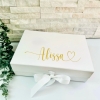 Geschenkbox personalisiert in Schwarz & Gold