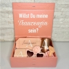 Boîte cadeau personnalisé doré & blanc - The-Weddingshop