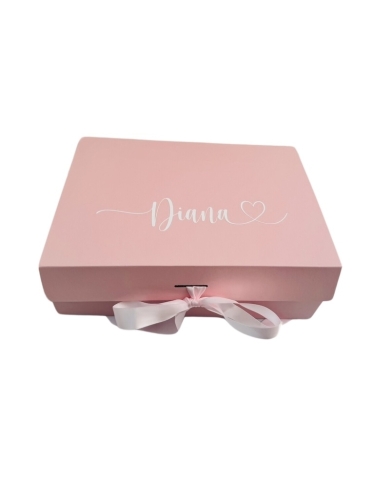 Geschenkbox personalisiert in Gold & Weiss - The-Weddingshop
