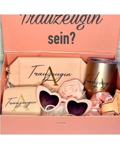 Boîte cadeau personnalisé doré & noir