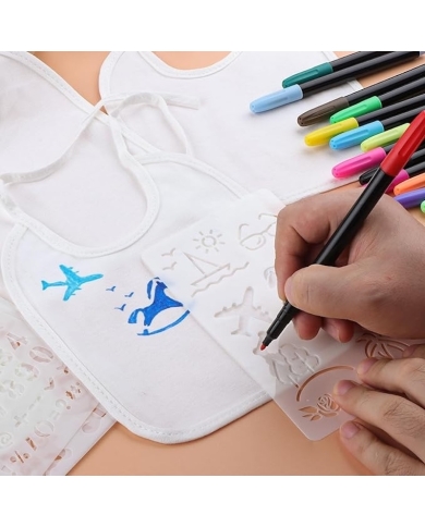 Set de bavoirs pour bébé à peindre