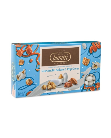 Hochzeitsmandeln 'Tenerezze Caramello salato & Pop Corn'