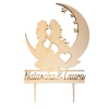 Cake Topper 'Romantisches Mondpaar' personalisiert