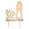 Cake Topper 'Mr & Mr' personalisiert