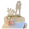 Cake Topper 'Mr & Mr' personalisiert