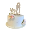 Cake Topper 'Mr & Mr' personnalisé