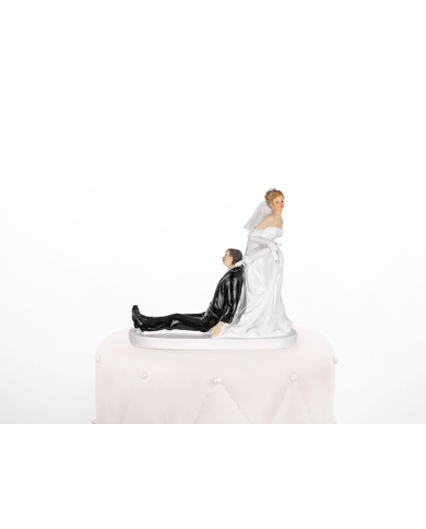 Figurine de la mariée Trainant son mari