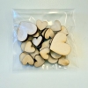 Streudeko Holz Konfetti Herzen - 10g