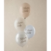 Ballons 'Welcome Baby' blanc/bleu