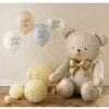 Ballons 'Welcome Baby' blanc/bleu