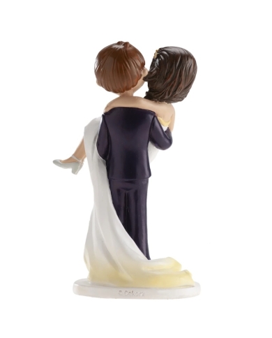 Figurine mariage 'Jeunes mariés qui clignent de l'œil'