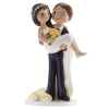 Figurine mariage 'Jeunes mariés qui clignent de l'œil'