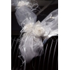 Autogirlande Hochzeit - Weiss/Ivory