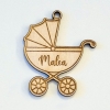 Pendentif en bois 'Landau' personnalisé