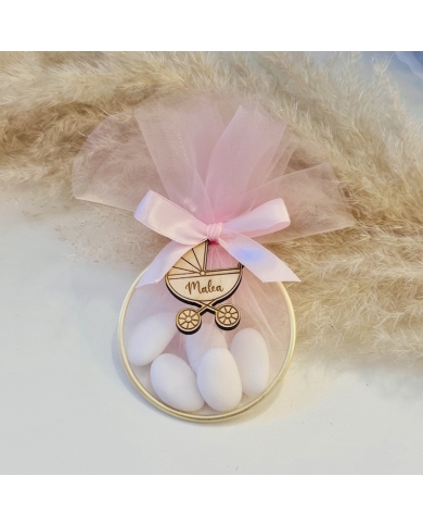 Pendentif en bois 'Landau' personnalisé