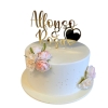 Cake Topper mit Namen personalisiert - gold