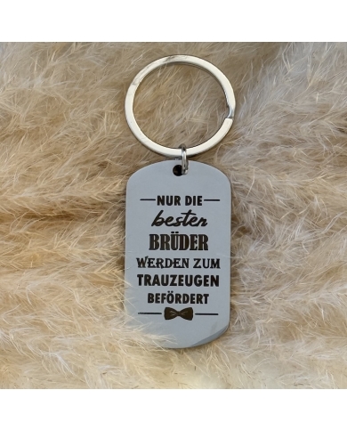 Schlüsselanhänger - Trauzeuge fragen