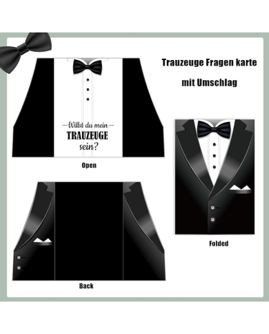 Schlüsselanhänger - Trauzeuge fragen