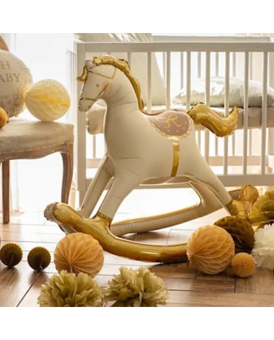 Folienballon 'Schaukelpferd' (118 x 104 cm)