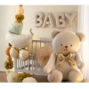Folienballon 'Baby' - Creme (140 x 43 cm)