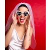 Lunettes en forme de cœur 'Bride to be'