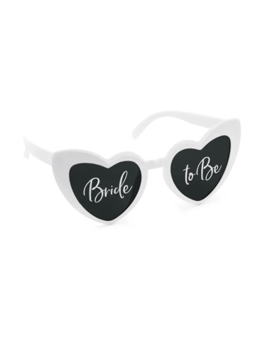 Lunettes en forme de cœur 'Bride to be'