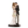 Figurine de mariage 'Jeunes mariés enlacés '