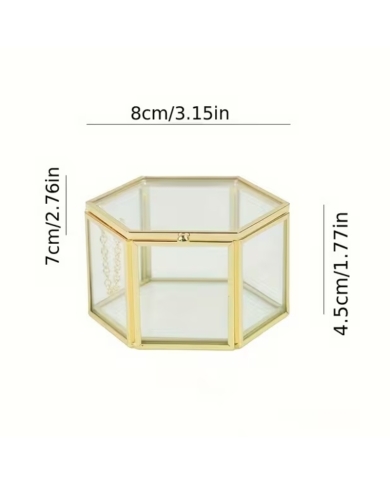 Boîte à bagues en verre