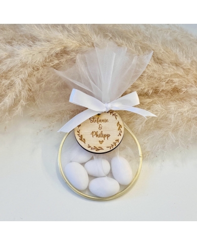 Holzanhänger 'Hochzeit' personalisiert