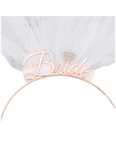 Haarreif 'Bride Diamant' mit Schleier