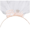 Serre-tête 'Bride Diamant' avec voilage